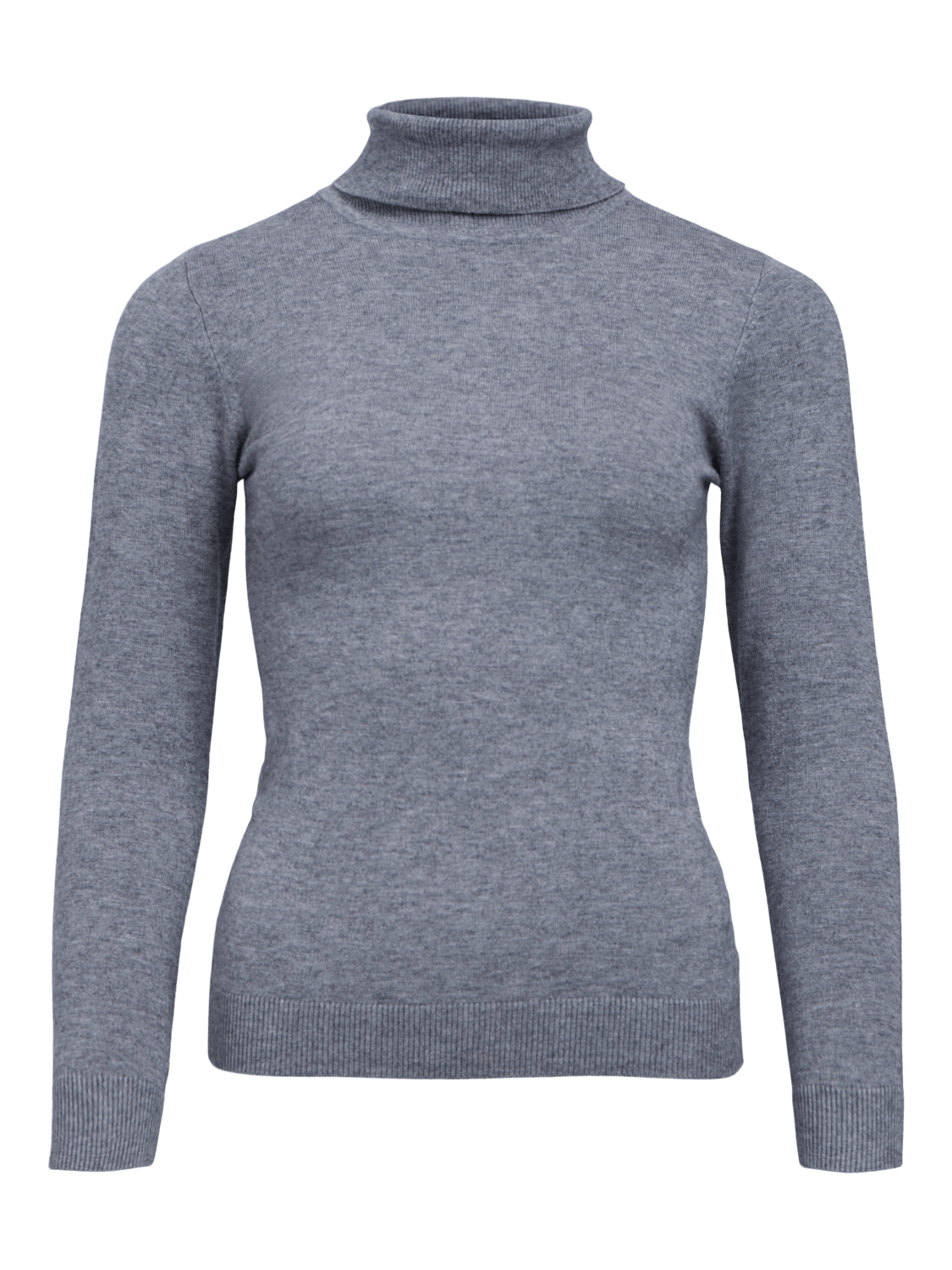 OBJTHESS Pullover - Medium Grey Melange - VERO MODA & VILA Bergvik
